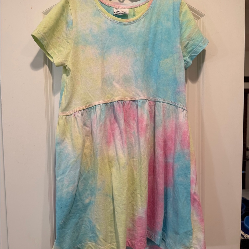 Cotton On Kids Pastel Tie-Dye Tee - Sz 6